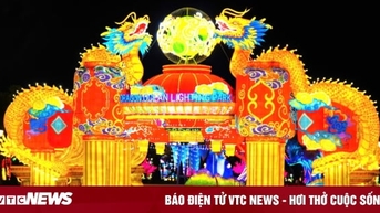 កំណែថ្មីនៃ Dragon Hill Light Park ត្រៀមរួចរាល់ដើម្បីស្វាគមន៍រដូវកាលពិធីបុណ្យឆ្នាំ 2025