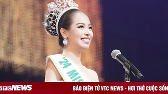 Sau khi đăng quang Hoa hậu, Thanh Thủy trả lời truyền thông quốc tế thế nào?