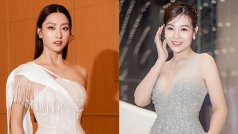루옹 투이 린과 탄 흐엉이 환경 보호를 촉구하는 패션쇼를 선보이다