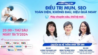 Điều trị mụn, sẹo, không đau, hiệu quả ngay