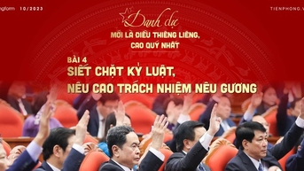 Siết chặt kỷ luật, nêu cao trách nhiệm nêu gương