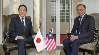 ប្រឈមមុខនឹងបញ្ហាប្រឈមពីប្រទេសចិន ជប៉ុន និងម៉ាឡេស៊ី "រួមគ្នា" ដើម្បីលើកកម្ពស់កិច្ចសហប្រតិបត្តិការការពារជាតិ និងសន្តិសុខដែនសមុទ្រ។