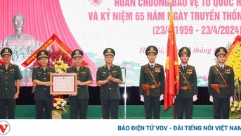Cục Chính trị Bộ đội Biên phòng đón nhận Huân chương Bảo vệ Tổ quốc hạng Nhất