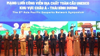 Khai mạc Hội nghị quốc tế lần thứ 8 Mạng lưới Công viên địa chất toàn cầu châu Á
