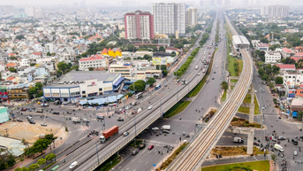 Cấm xe tải trên 5 tấn qua cầu vượt thép cửa ngõ TPHCM để làm metro số 1