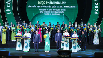 3 thương hiệu của Dược phẩm Hoa Linh đạt chứng nhận thương hiệu Quốc gia