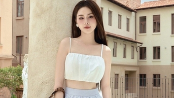 긴 치마로 멋을 내는 다양한 방법