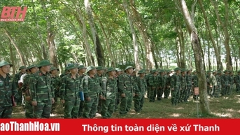 Thọ Xuân hoàn thành diễn tập khu vực phòng thủ năm 2023