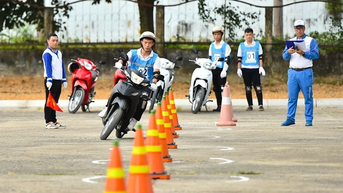 Hội thi Tìm hiểu Luật giao thông đường bộ và kỹ năng lái xe mô tô an toàn khu vực phía Bắc năm 2024