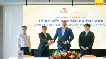 Savills chính thức trở thành đơn vị cho thuê độc quyền trung tâm thương mại dự án Hinode City