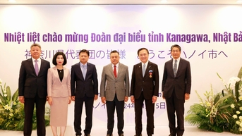 Hà Nội, tỉnh Kanagawa (Nhật Bản) tăng cường hợp tác, hữu nghị