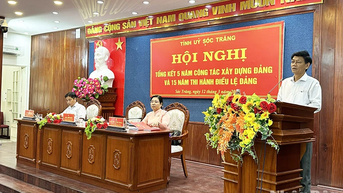 Sóc Trăng tăng cường công tác xây dựng Đảng và thi hành Điều lệ Đảng