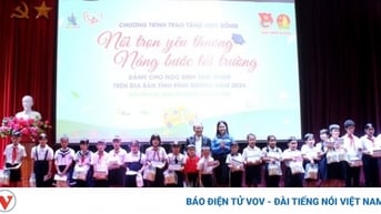 Tân Hiệp Phát trao 200 suất học bổng cho học sinh có hoàn cảnh khó khăn tại Bình Dương