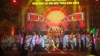 Đặc sắc chương trình khai mạc Lễ hội đền Trần tỉnh Thái Bình