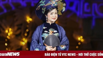 NSND Thu Hà mặc áo dài thêu phượng hoàng, diễn thời trang cùng dàn nghệ sĩ trẻ