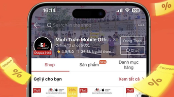Minh Tuấn Mobile chính thức có mặt trên Shopee Mall
