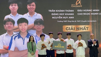 និស្សិត​ហាណូយ​ទទួល​បាន​ជ័យលាភី​លេខ​១​ផ្នែក “វៃឆ្លាត​សិប្បនិម្មិត​វៀតណាម​ឆ្នាំ​២០២៤”