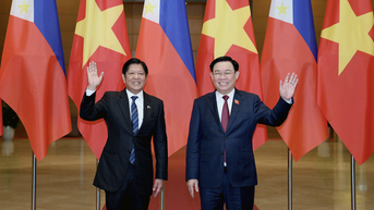 Chủ tịch Quốc hội Vương Đình Huệ hội kiến Tổng thống Philippines Ferdinand Romualdez Marcos Jr.