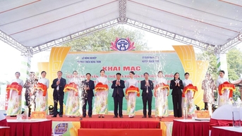 Khai mạc Tuần hàng OCOP, làng nghề, nông sản, thực phẩm an toàn năm 2024 tại huyện Thạch Thất