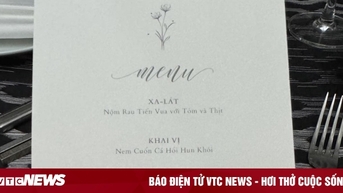 Thực đơn đám cưới Quang Hải: Nhiều món ăn lạ, lại thiếu đĩa gà luộc