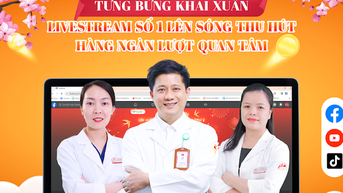 ការបើកនិទាឃរដូវដ៏គួរឱ្យរំភើប មន្ទីរពេទ្យ Duc Phuc ផ្សាយវគ្គពិគ្រោះយោបល់តាមអ៊ីនធឺណិតជាលើកដំបូង