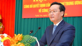 Ông Nguyễn Đức Trung làm Bí thư Tỉnh ủy Nghệ An