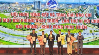 Báo Giao thông đoạt giải C báo chí "Vì một Hải Phòng phát triển" lần thứ 6