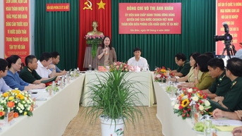 Quyền Chủ tịch nước Võ Thị Ánh Xuân thăm, tặng quà tại Tây Ninh