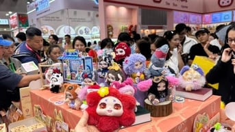 Cơn sốt Baby Three, Labubu 'đổ bộ' đến triển lãm quốc tế đồ chơi trẻ em và quà tặng