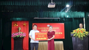 Mặt trận tỉnh Nam Định phân bổ thêm 8,4 tỷ đồng khắc phục hậu quả thiên tai