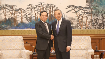 Phó Thủ tướng Chính phủ Trần Lưu Quang hội kiến với Ủy viên Bộ Chính trị, Chủ nhiệm Văn phòng Ủy ban công tác Đối ngoại Trung ương, Bộ trưởng Ngoại giao Trung Quốc Vương Nghị