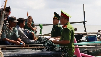 Bộ đội Biên phòng Tiền Giang tuyên truyền phòng, chống khai thác IUU