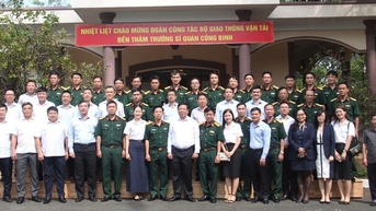 Bộ trưởng Trần Hồng Minh thăm Trường Sĩ quan Công binh