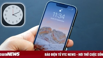 Cách cài đồng hồ trên màn hình điện thoại iPhone
