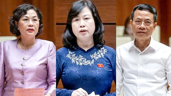3 'tư lệnh' ngành ngân hàng, y tế, thông tin và truyền thông trả lời chất vấn