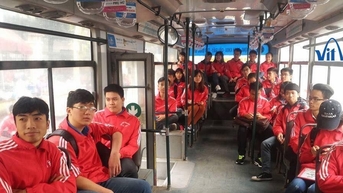Sinh viên ĐH Bách khoa Hà Nội đi xe buýt sẽ được đánh giá vào điểm rèn luyện