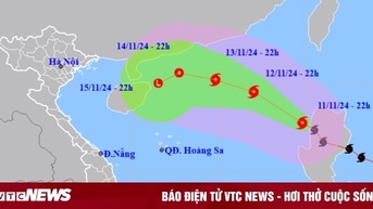Bão số 8 giật cấp 13 đổ bộ Biển Đông