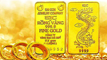 តម្លៃមាស SJC កើនឡើង ១លានដុង/តុង នៅរសៀលថ្ងៃទី២២ ខែកុម្ភៈ