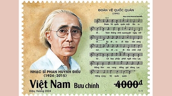 Phát hành tem bưu chính kỷ niệm 100 năm sinh tác giả ‘Đoàn Vệ quốc quân’