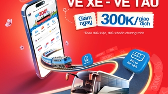 Deal đỉnh cuối năm - Giảm 300.000 đồng/giao dịch khi Đặt vé xe khách