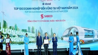 Đẩy mạnh ESG trong năm 2024, SABECO tiếp tục nằm trong top doanh nghiệp phát triển bền vững tại Việt Nam