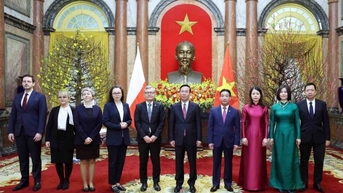 Chủ tịch nước Võ Văn Thưởng tiếp Đại sứ các nước