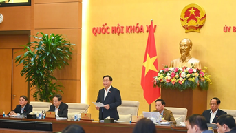 Ủy ban Thường vụ Quốc hội cho ý kiến hai dự án luật tại Phiên họp thứ 30