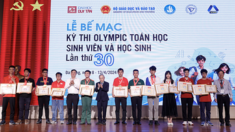 បេក្ខជន​ចំនួន ១១៥ នាក់​បាន​ជាប់​ជ័យលាភី​លេខ ១ ក្នុង​កម្មវិធី​គណិតវិទ្យា​អូឡាំព្យាដ