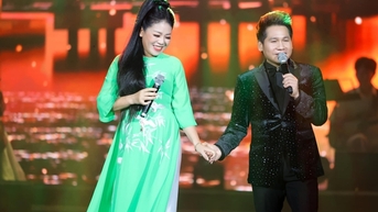 Anh Thơ, Trọng Tấn, Tân Nhàn hát trong chương trình nghệ thuật đặc biệt