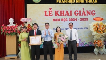 Phân hiệu Trường Đại học Nông Lâm TP. Hồ Chí Minh tại Ninh Thuận: Khai giảng năm học 2024-2025