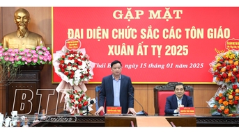 Gặp mặt chức sắc đại diện các tôn giáo xuân Ất Tỵ năm 2025