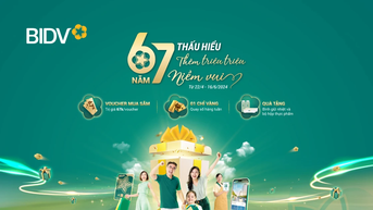Kỷ niệm sinh nhật BIDV tặng khách hàng nhiều niềm vui