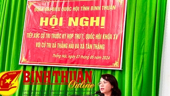 Cử tri xã Tân Thắng, Thắng Hải:﻿ Kiến nghị các vấn đề liên quan đến đầu tư hạ tầng