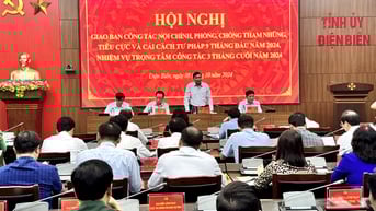 Giao ban công tác nội chính, phòng chống tham nhũng, tiêu cực và cải cách tư pháp 9 tháng đầu năm